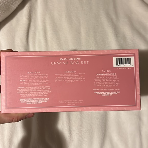 SEASON YOUR BATH WHITE CITRUS UNWIND SPA SET - Picture 6 of 6